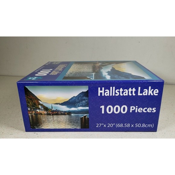 Puzzle Mate Landscape 1000 Piece Jigsaw Puzzle - Hallstatt Lake  27" X 20" NIB - Picture 6 of 7